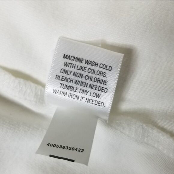 Craft & Barrows Women's‎ White V Neck Pull Over Size PXL - Picture 8 of 10